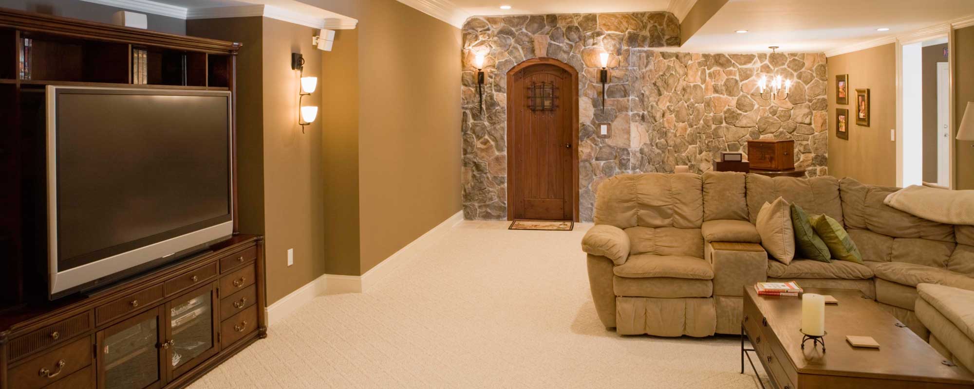 Living room carpeting